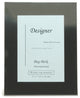 Gun Metal Plated Frame, 5"x7"