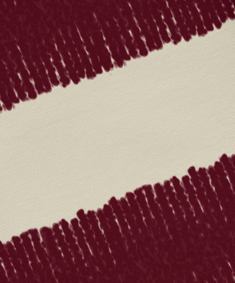 Twisted Stripe Stripe Print Napkin, Cranberry And Burgundy, Set of 4