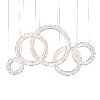 Celina LED Chandelier With Chrome Finish