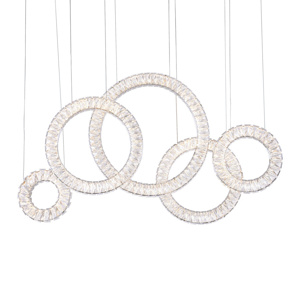 Celina LED Chandelier With Chrome Finish