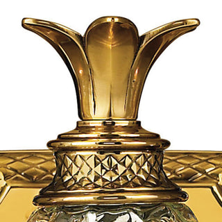 Hinkley Plantation Medium Three Light Vanity, Burnished Brass