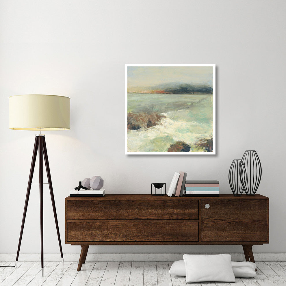 "Point Lobos Crop" Digital Paper Print by Julia Purinton, 38"x38"