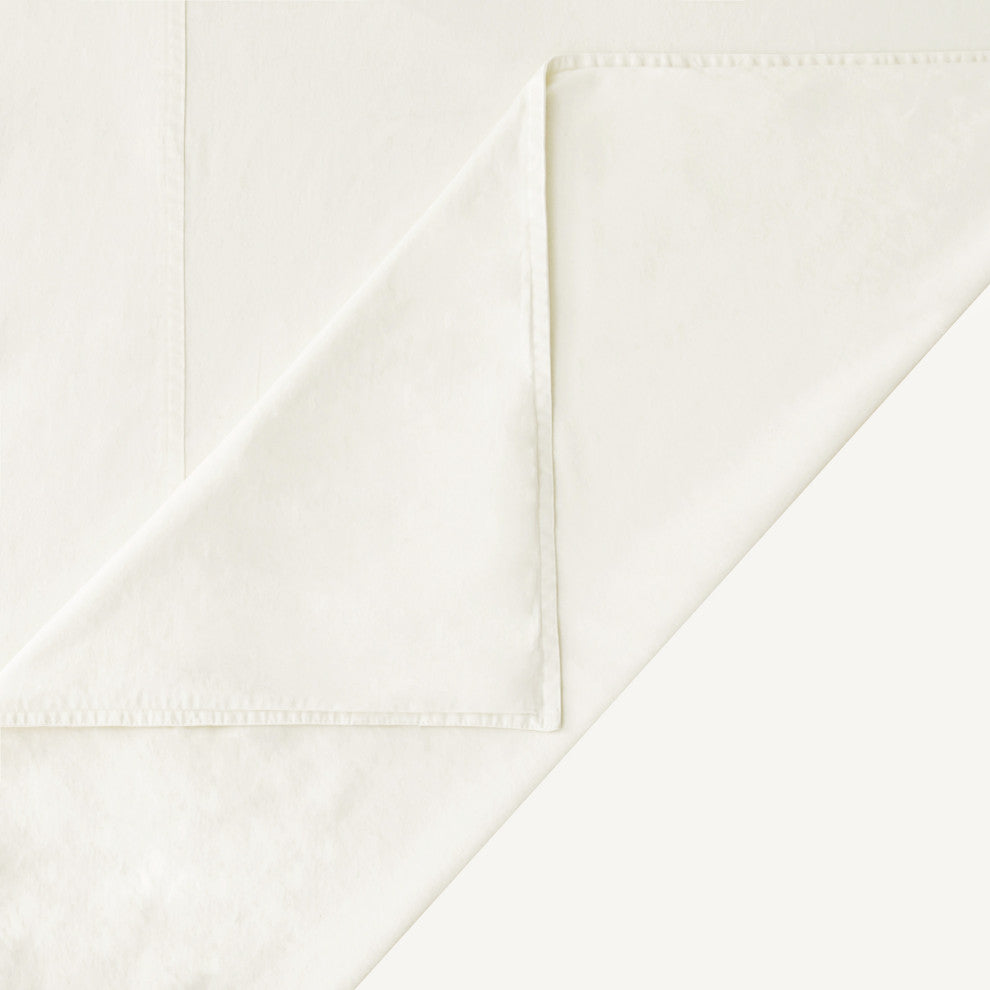 Stonewashed Cotton Canvas Duvet Cover Set, 3PC, Natural, Twin