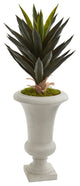 Nearly Natural Agave Artificial Plant in Sand Urn
