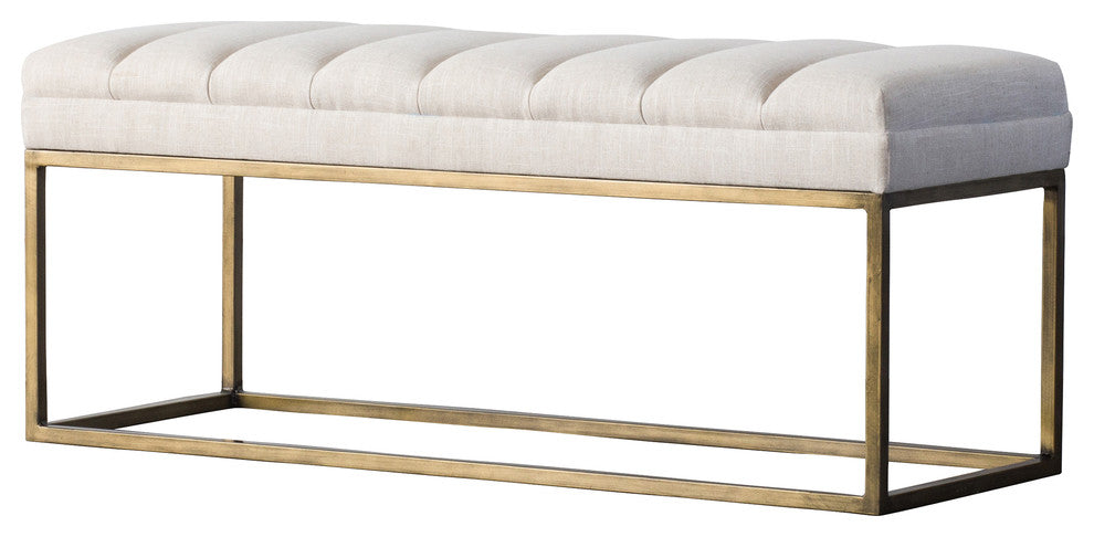 Darius Bench, Shortbread, Fabric