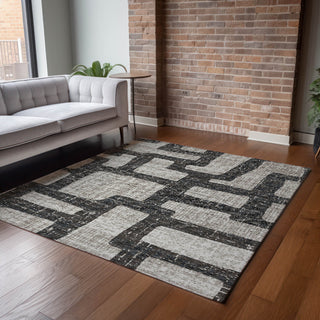Addison Premium Washable Mayfield AMF110 Gray 8' x 10' Rug