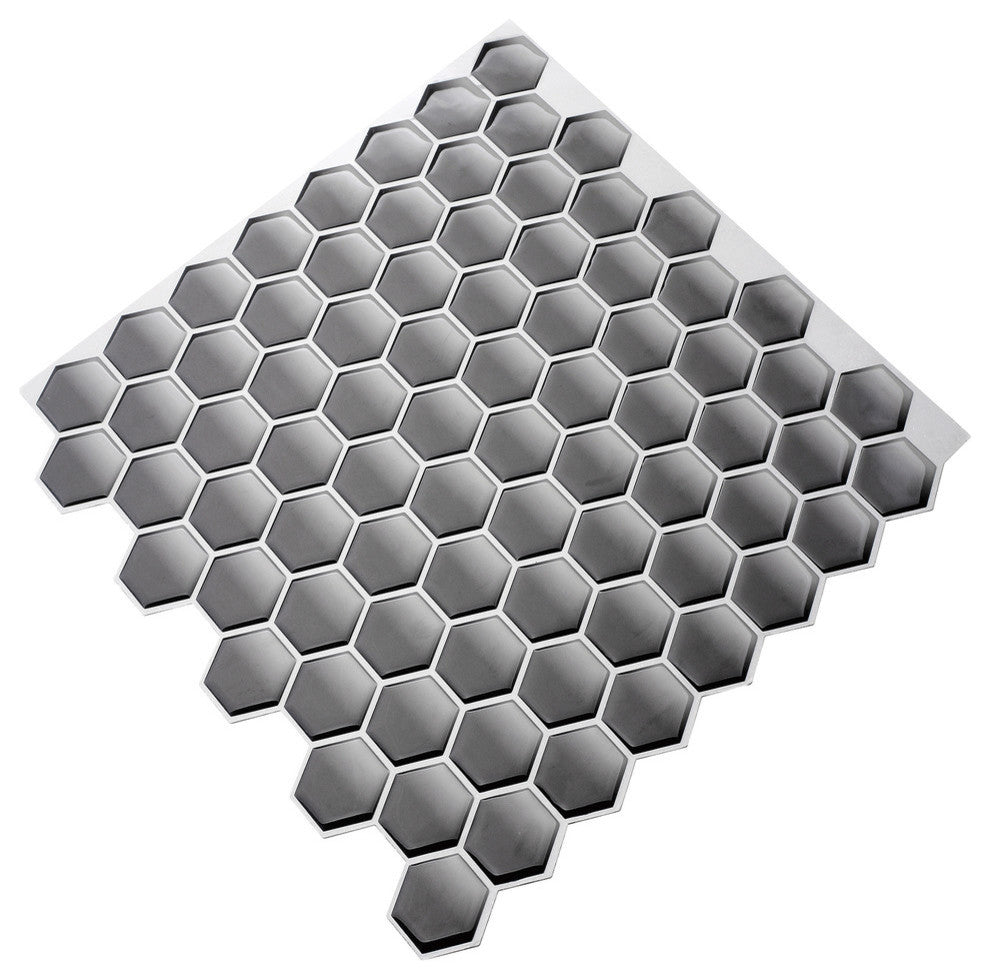 12"x12" Instant Mosaic Peel and Stick Mosaic Tiles, 6-Piece Set