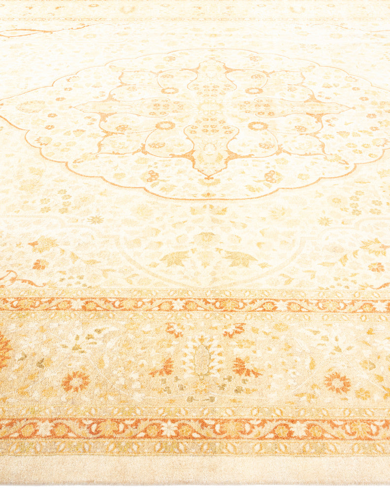 Bailey, One-of-a-Kind Hand-Knotted Area Rug Ivory, 10'2"x13'10"