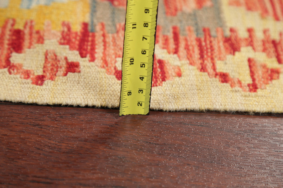 Kilim Hand-Woven Southwestern Traditional Turkish Oriental Area Rug, 9'7"x6'6