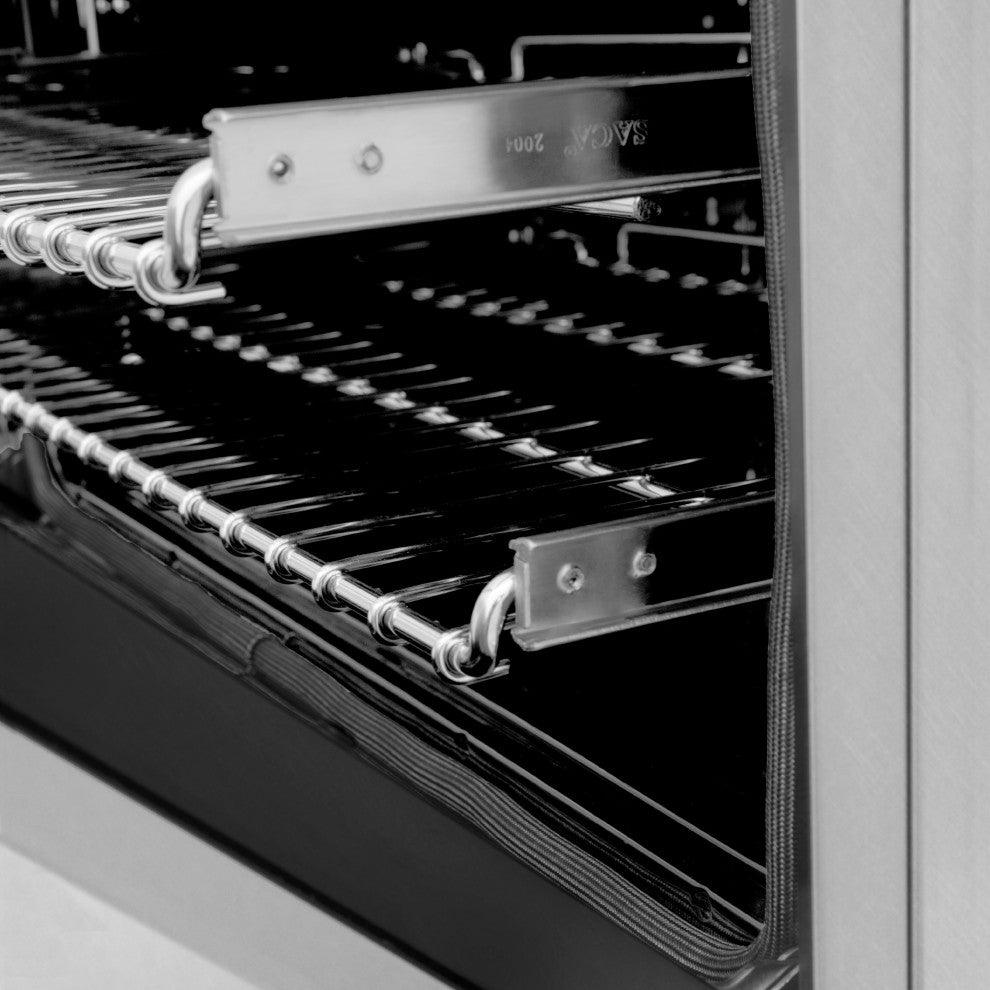 ZLINE 60" Dual Fuel Range, DuraSnow With DuraSnow Door RAS-SN-60