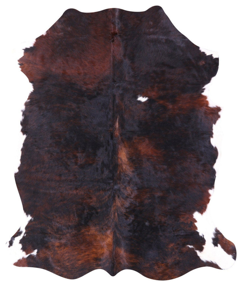 6' 6" X 5' 6" Natural Cowhide Rug C1906
