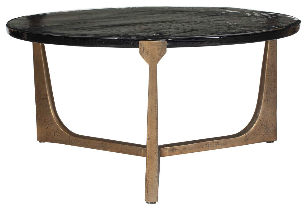 Uttermost Bohdi Outdoor Brass Coffee Table