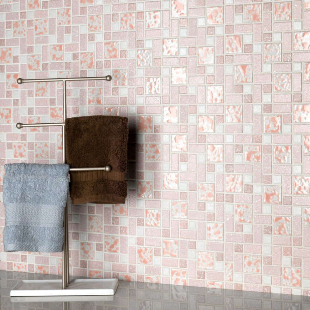 Academy Pink Porcelain Floor and Wall Tile