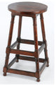 Closson 28" Bar Stool, Pecan