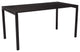 60" Writing Desk With Laminate Top And Metal Legs, Black
