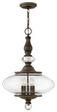 Hinkley Wexley 5-Light Chandelier, Oil Rubbed Bronze