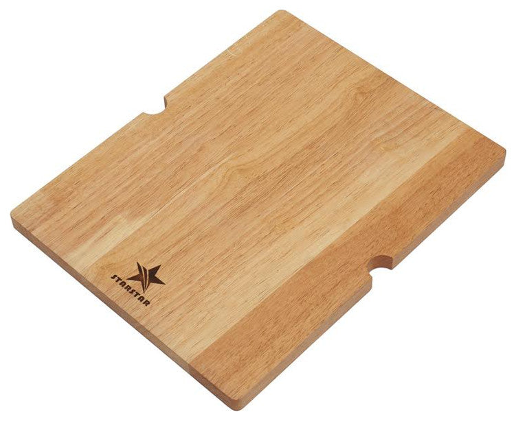 Hardwood Heavy Duty Rubber Wood Cutting Board For Kitchen, 12.5/8x16.7/8
