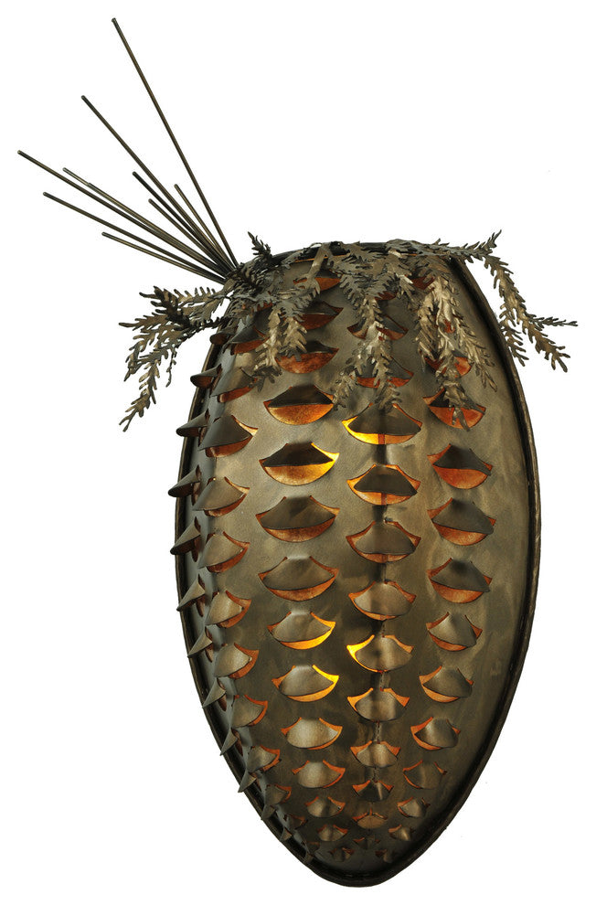 16W Stoneycreek Pinecone Wall Sconce