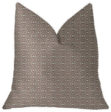 Viva Red Link Red and Beige Luxury Throw Pillow, 20"x20"
