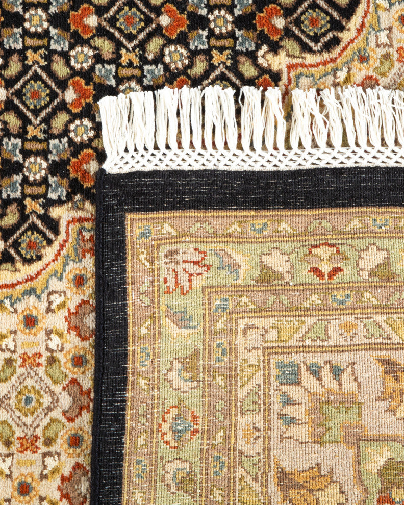Mogul, One-of-a-Kind Hand-Knotted Area Rug Black, 8'2"x10'5"