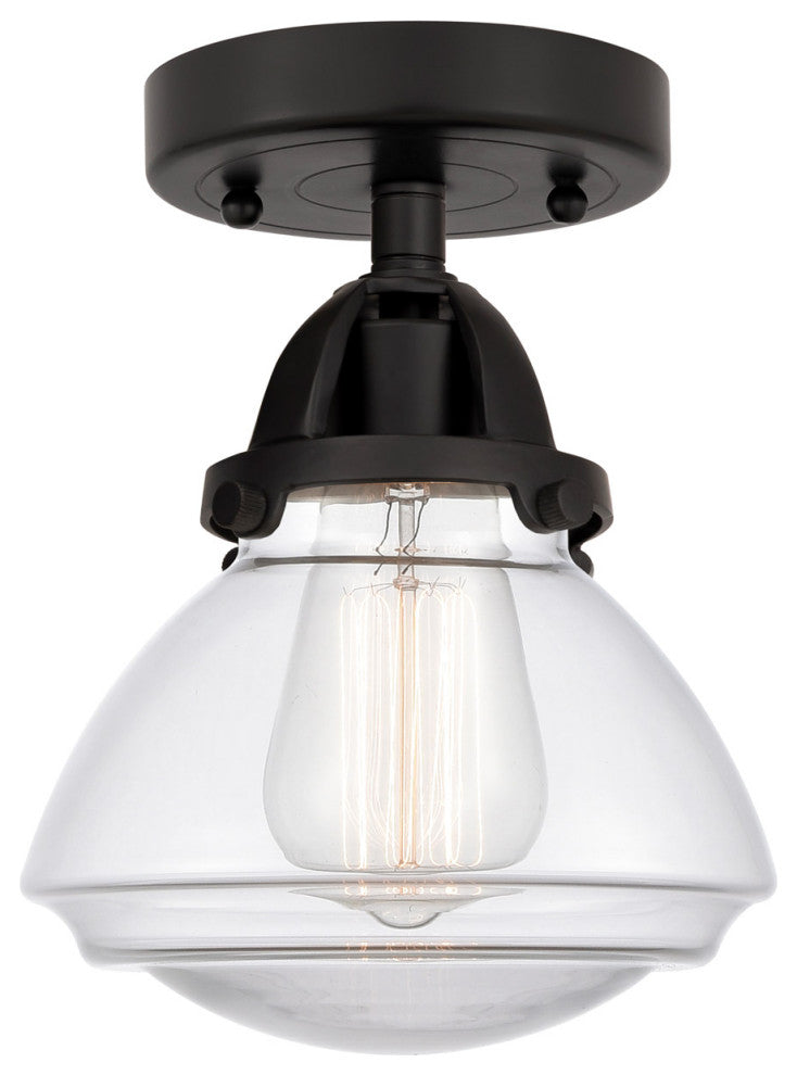 INNOVATIONS 288-1C-BK-G322 1-Light Semi-Flush Mount Matte Black