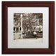 Alan Blaustein 'Faro I' Art, Wood Frame, White Mat, 11x11