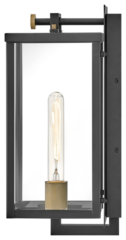 Hinkley Catalina Medium Wall Mount Lantern, Black