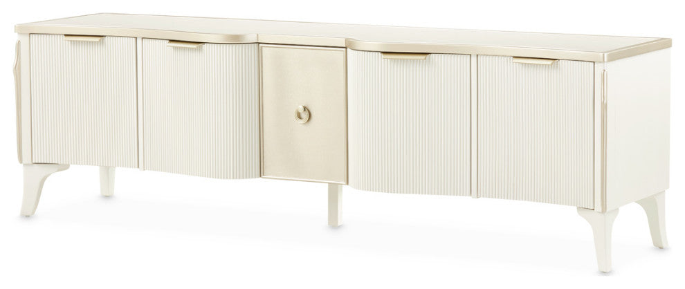 La Marisia Media Cabinet, Creamy Pearl