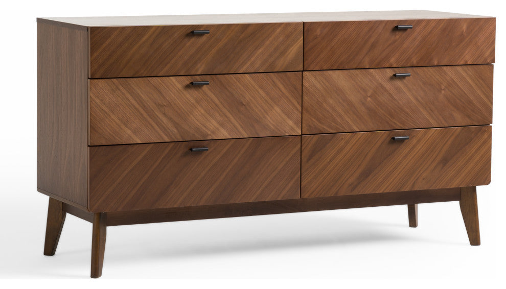 Nova Domus Kamela- Modern Walnut Dresser