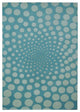 Safavieh Soho Soh766A Polka Dots Rug, Blue/Ivory, 5'0"x8'0"