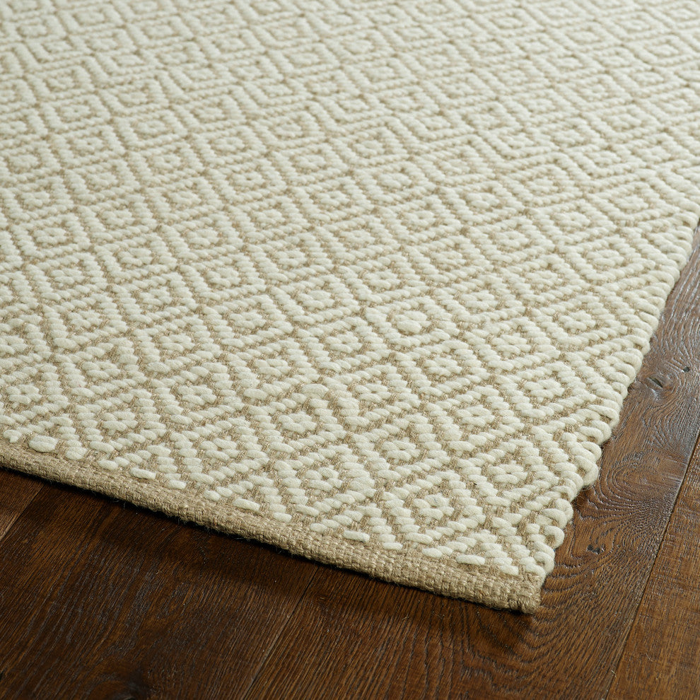 Kaleen Colinas Collection Rug, Natural Fiber, Ivory, 21"x34"