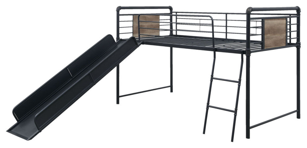 ACME Cordelia Twin Loft Bed W/Slide