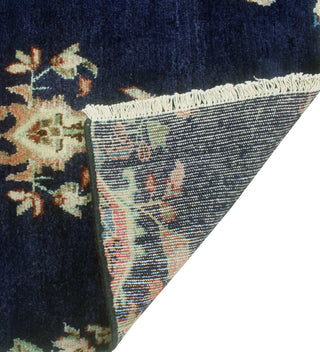 Fine Vintage Distressed Jaden Navy/Ivory Runner, 2'3 x 13'3