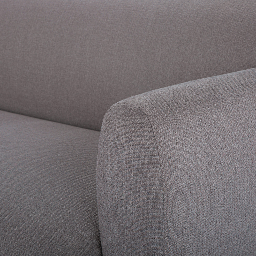 Metro, Tulum 3 Seater Sofa, Dark Brown