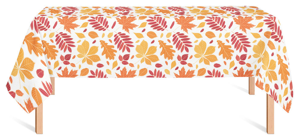 Fall Leaf Pattern Tablecloth