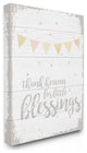 The Kids Room by Stupell Thank Heaven Blessing Yellow Kids Word Design, 16 x 20