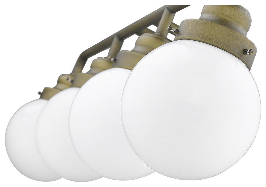 Portsmith 4-Light Raw Brass Vanity