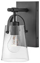 Hinkley Foster Medium Single Light Vanity, Black