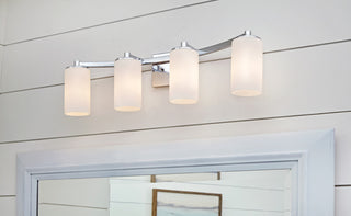 Generation Lighting 4139101 Hettinger 8" Tall Bathroom Sconce - Brushed Nickel