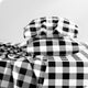 Bare Home Cotton Flannel Sheet Set, Buffalo Plaid - White/Black, King