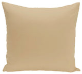 Solid Pillow, Khaki, 16"x16"