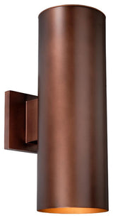 Vaxcel Lighting CO-OWB052 Chiasso 2 Light 14" Tall Outdoor Wall - Bronze