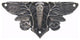 Cicada on Leaves Hinge Plate Antique Pewter Sold, Pairs, Antique Pewter
