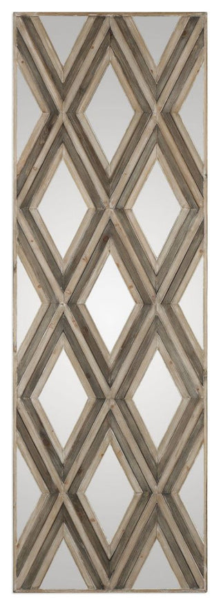 Uttermost Tahira Geometric Argyle Pattern Wall Mirror