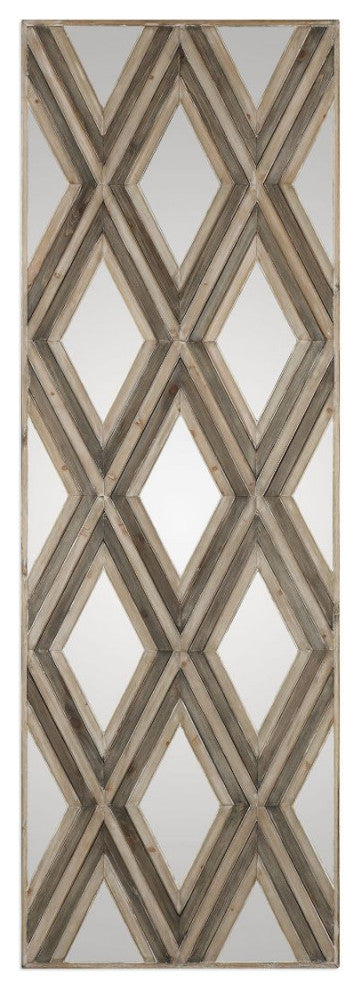 Uttermost Tahira Geometric Argyle Pattern Wall Mirror