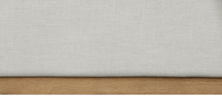 Alfie Linen Textured Fabric Upholstered Bed, Cream, Full
