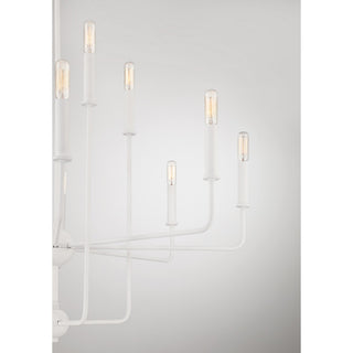 Avondale 12-Light Chandelier, Bisque White