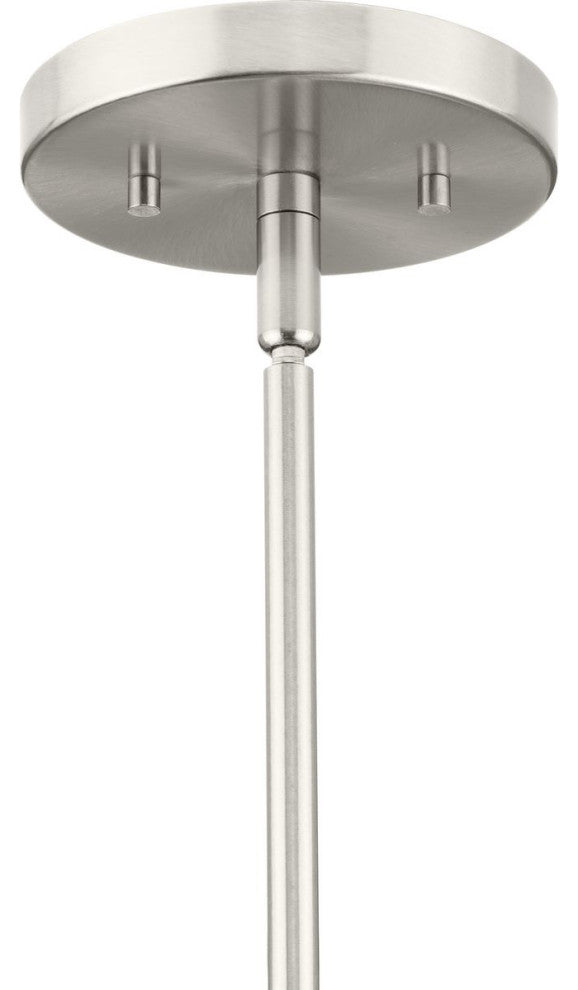 Latham Collection 18" 3-Light Convertible Semi-Flush Mount Light, Brushed Nickel