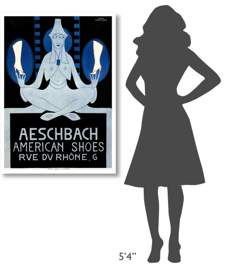 "Aeschbach American Shoes" Digital Paper Print by Hans Schoellhorn, 30"x42"