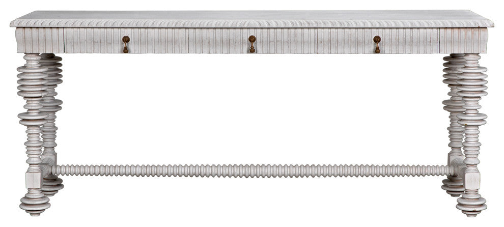 Noir Furniture Cavalier Sideboard, White Wash GCON333WH